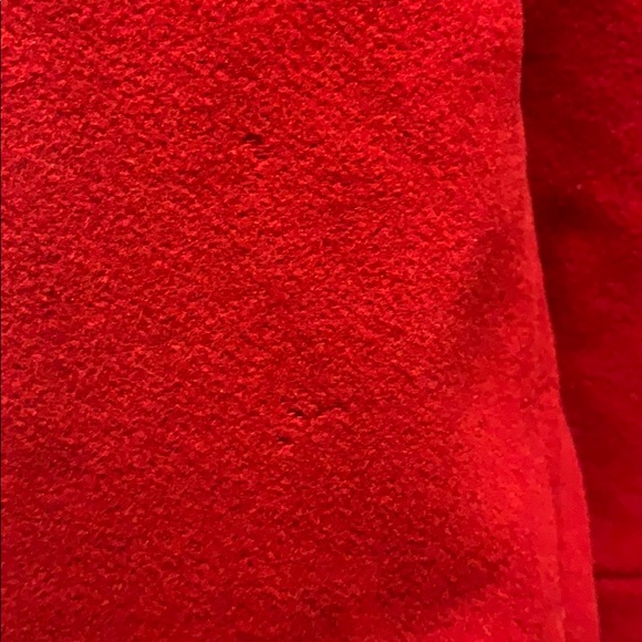 Red Erich Fend Lana/polyamid/cashmere blend coat - Picture 7 of 8